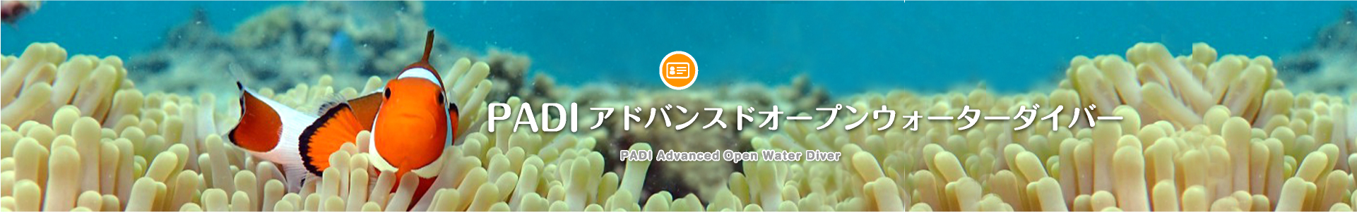 PADIアドバンスド・オープンウォーター・ダイバーコース PADI Advanced Open Water Diver